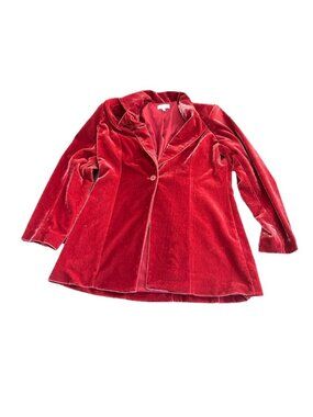 S’EDGE Atlanta Thomas Blazer Velvet Evening Jacket Small